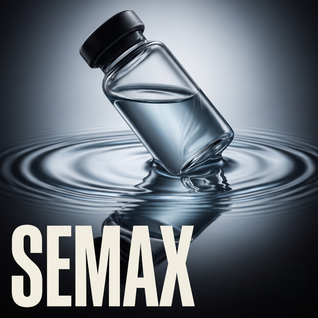 Semax research peptide vial, factory sealed, supplied in Egypt